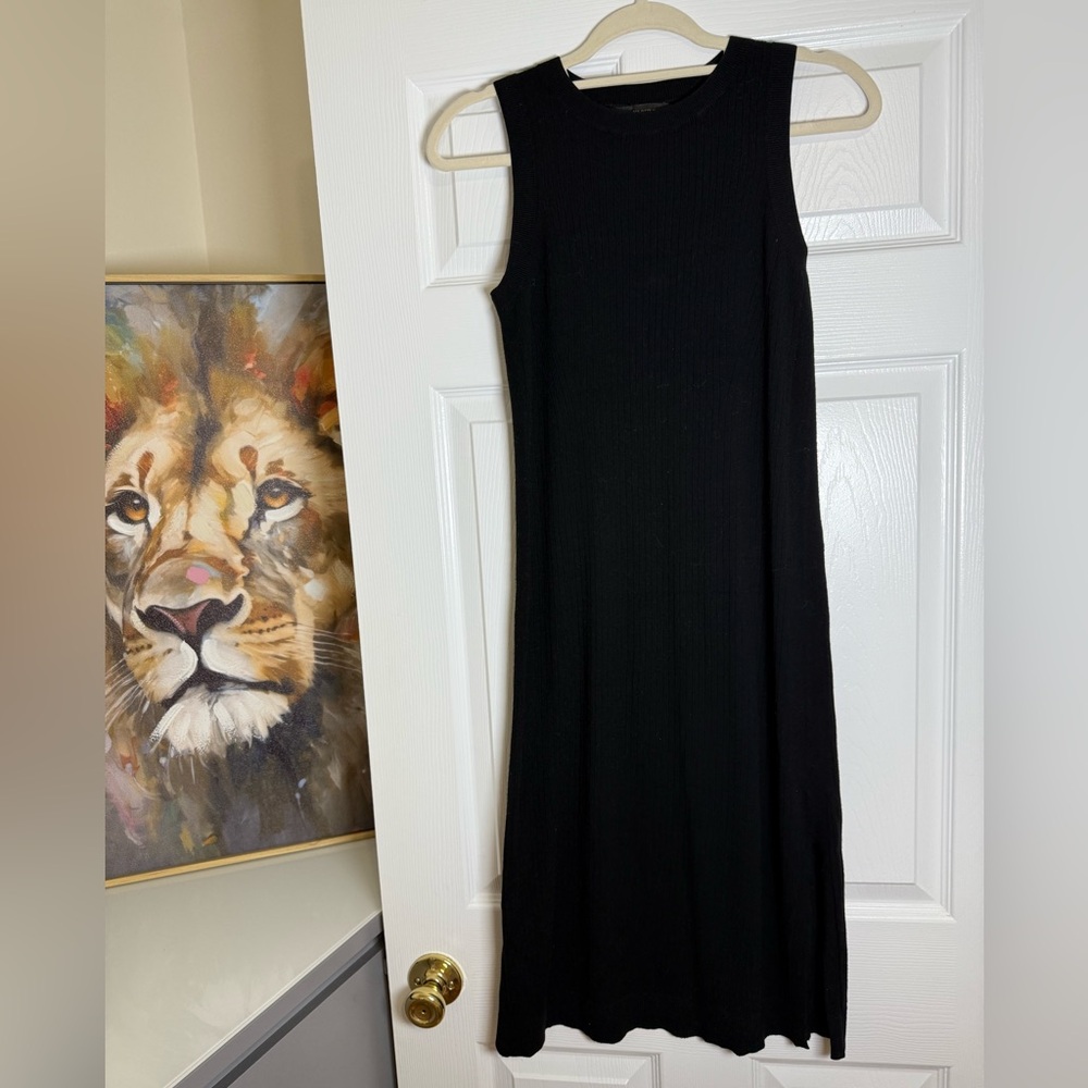 Banana Republic Black Sleeveless Maxi Dress